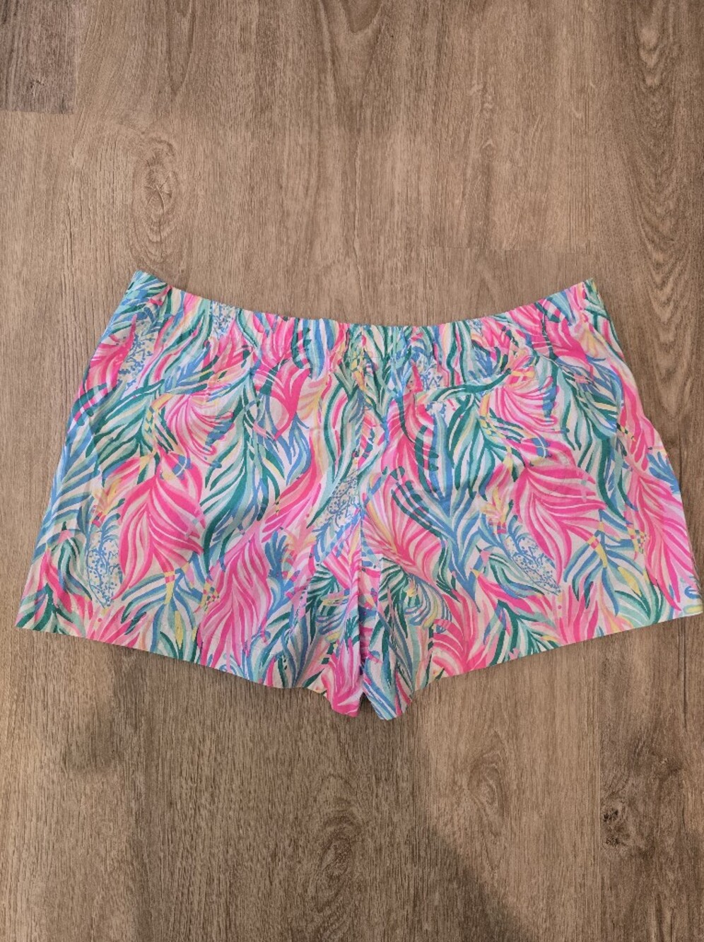 Lilly Pulitzer Pink & Teal Tropical Shorts